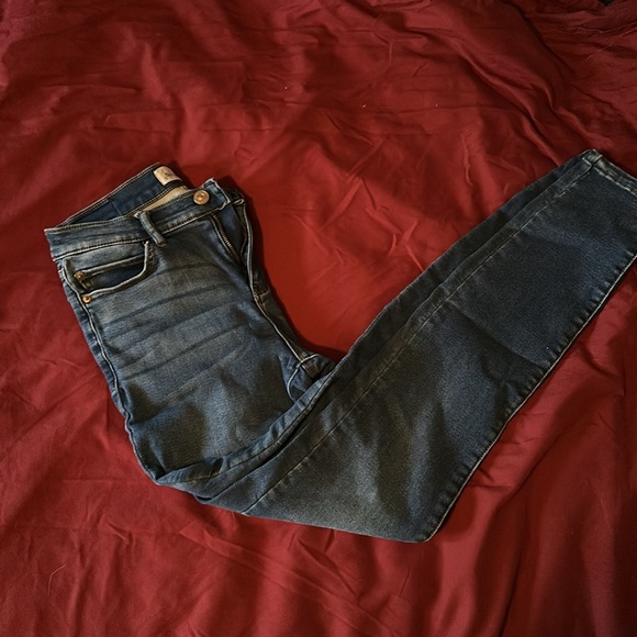 Women’s Nicole Miller Studios Blue Hi-Rise Skinny Jeans 5 Pocket - Picture 2 of 3